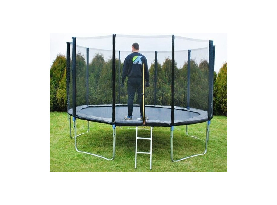 Zahradní trampolína 366cm - venkovní síťovina - 5 nohou