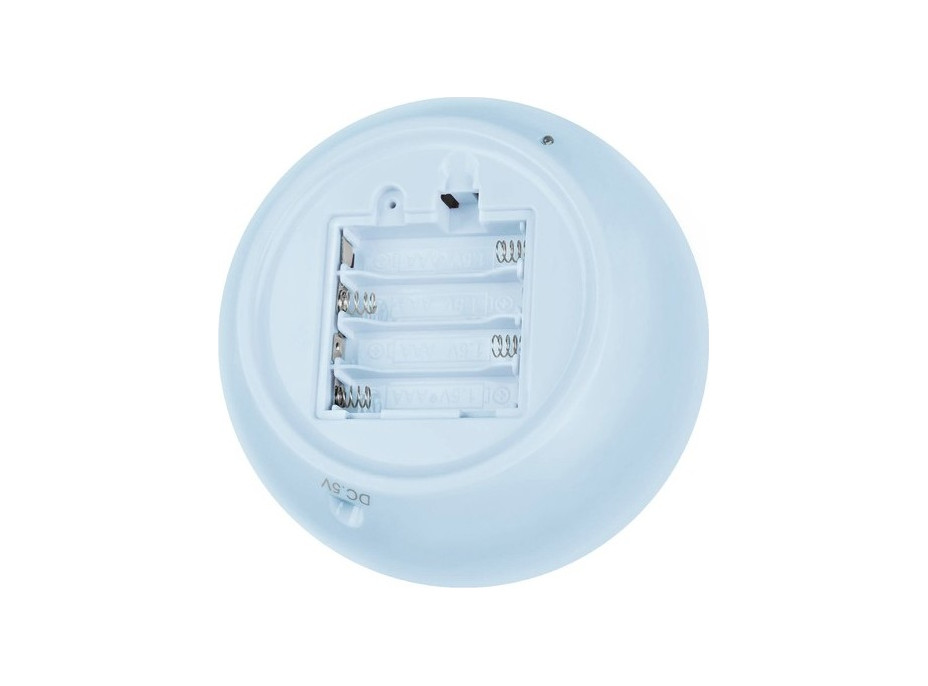 Modrá noční lampa s projektorem