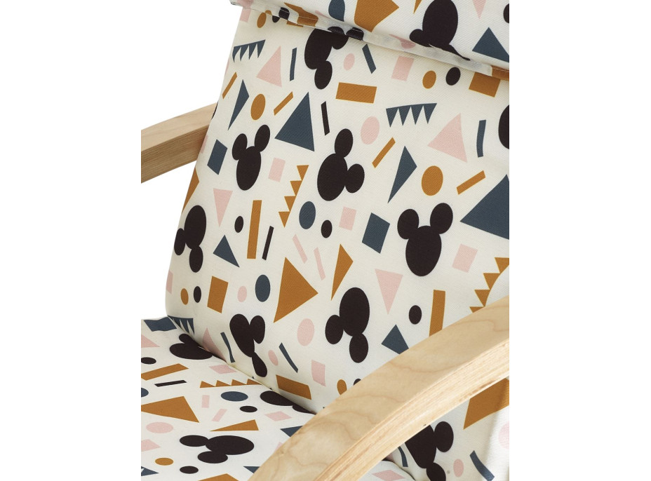 Dětské křeslo Mickey Mouse - geometric