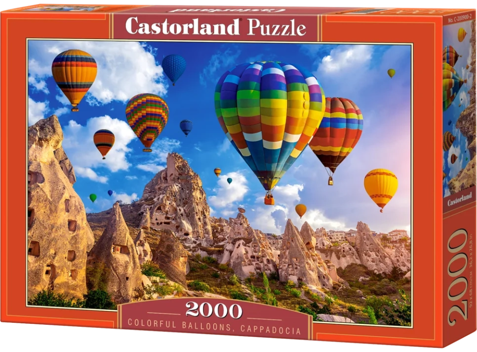 CASTORLAND Puzzle Barevné balony, Kappadokie 2000 dílků