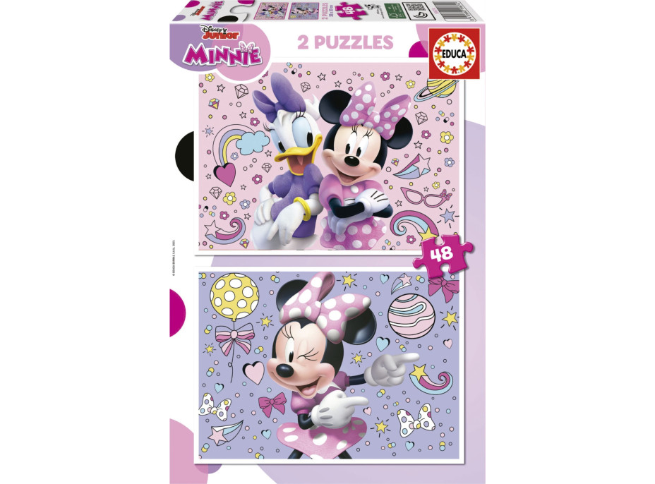 EDUCA Puzzle Minnie 2x48 dílků