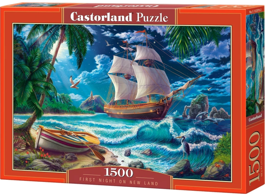 CASTORLAND Puzzle První noc na novém území 1500 dílků