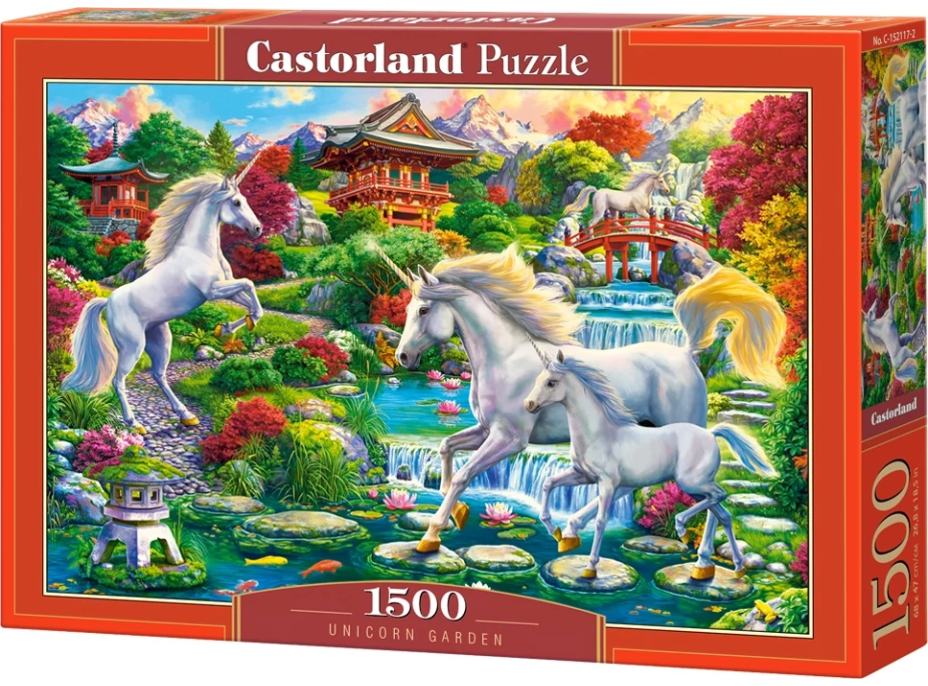 CASTORLAND Puzzle Zahrada jednorožců 1500 dílků