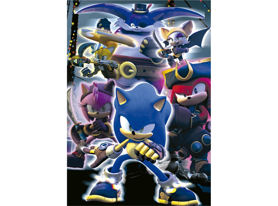 EDUCA Svítící puzzle Sonic Prime 300 dílků