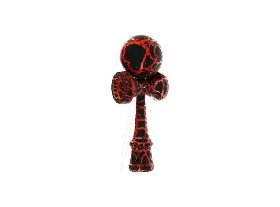 Kendama, tradiční arkádová japonská společenská hra - červená