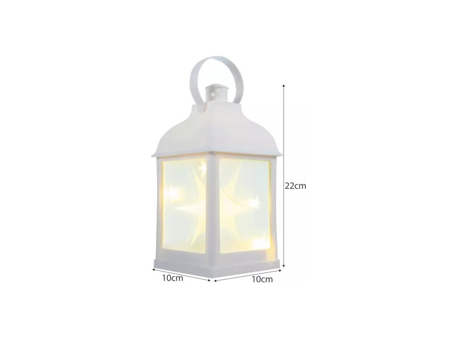 Dekorativní LED lucerna 22 cm
