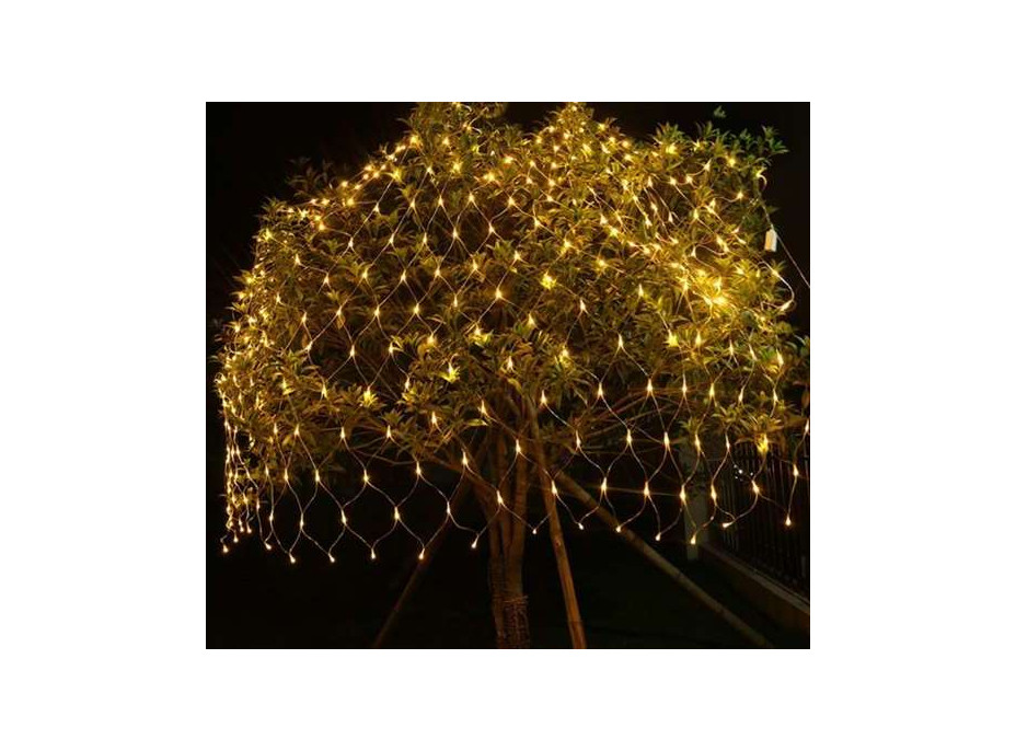 Světelná síť 160 LED - teplá bílá 31V