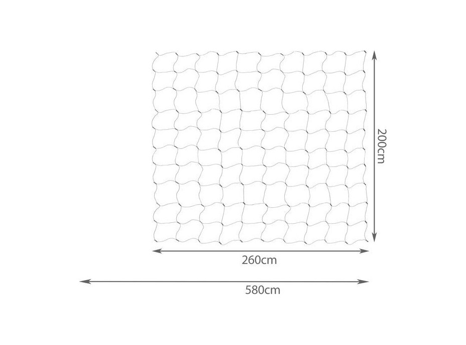Světelná síť 160 LED - teplá bílá 31V