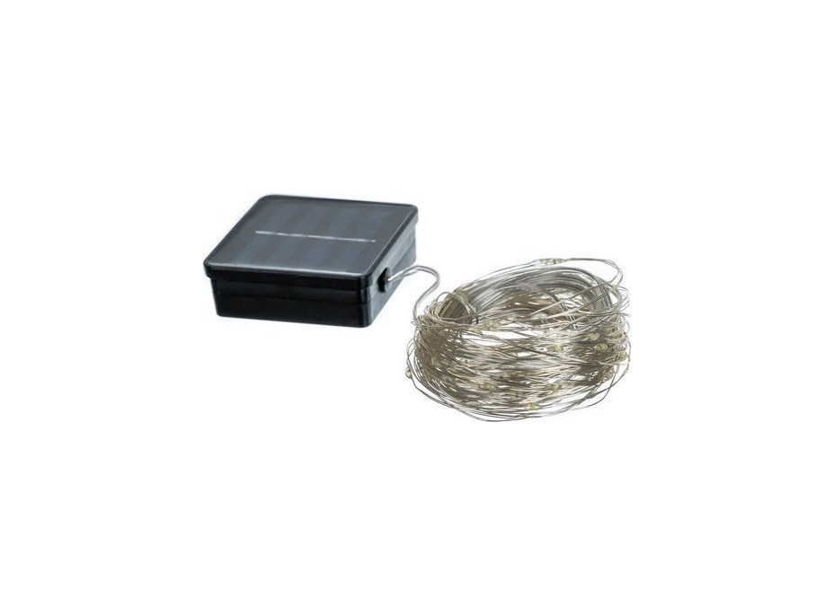 Solární vánoční osvětlení - 100 LED - vícebarevné