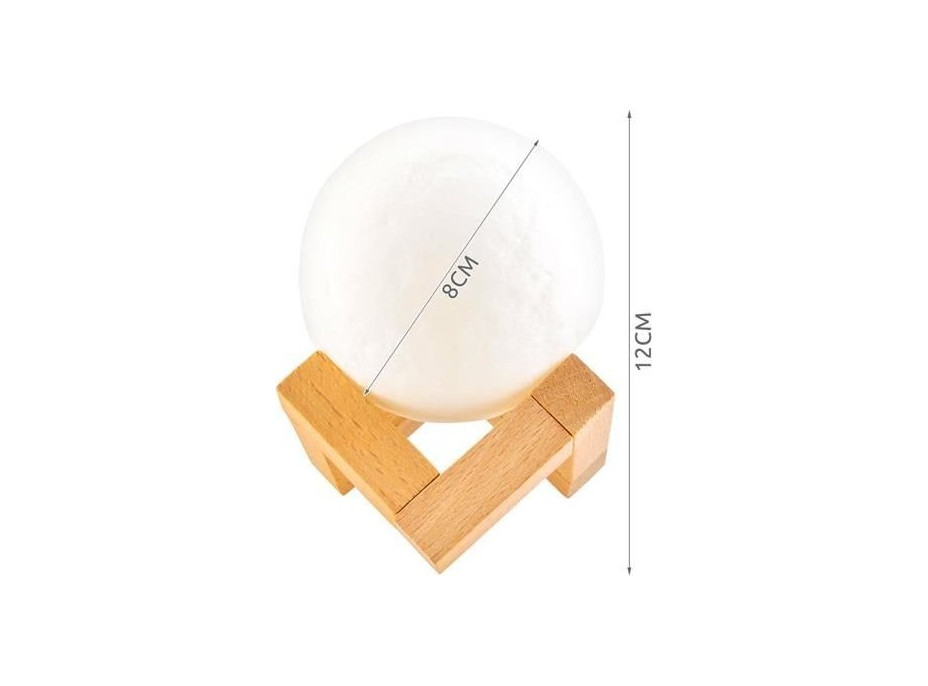Noční lampa Měsíc - 8cm