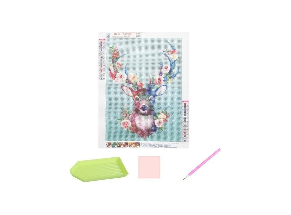 Mozaiková diamantová výšivka H16213 - Jelen