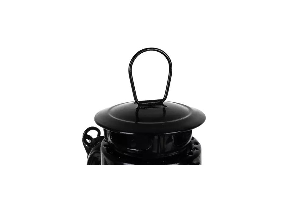 Černá olejová lampa 24cm