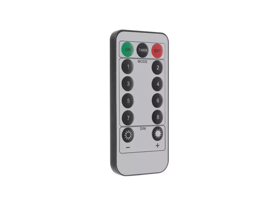 Světelný závěs s dálkovým ovladačem Baňky 108 LED USB - vícebarevný