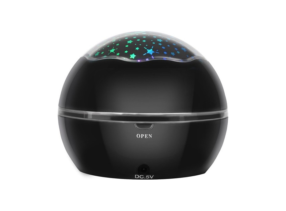 Projektor noční oblohy Deluxe černý