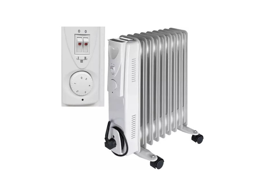 Přenosný olejový radiátor Comfort 9 žeber