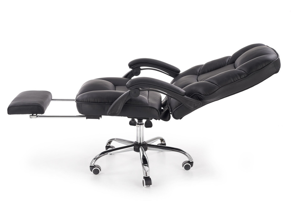 Kancelářská židle MONICA s podnožkou - černá