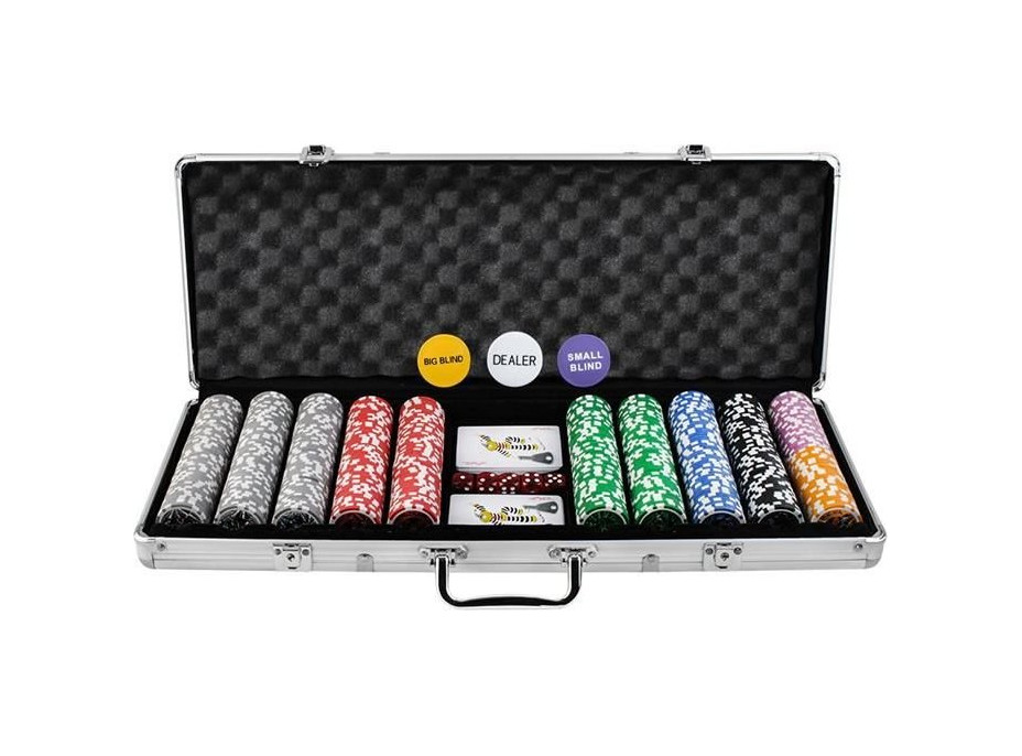Profesionální poker set - 500 žetonů