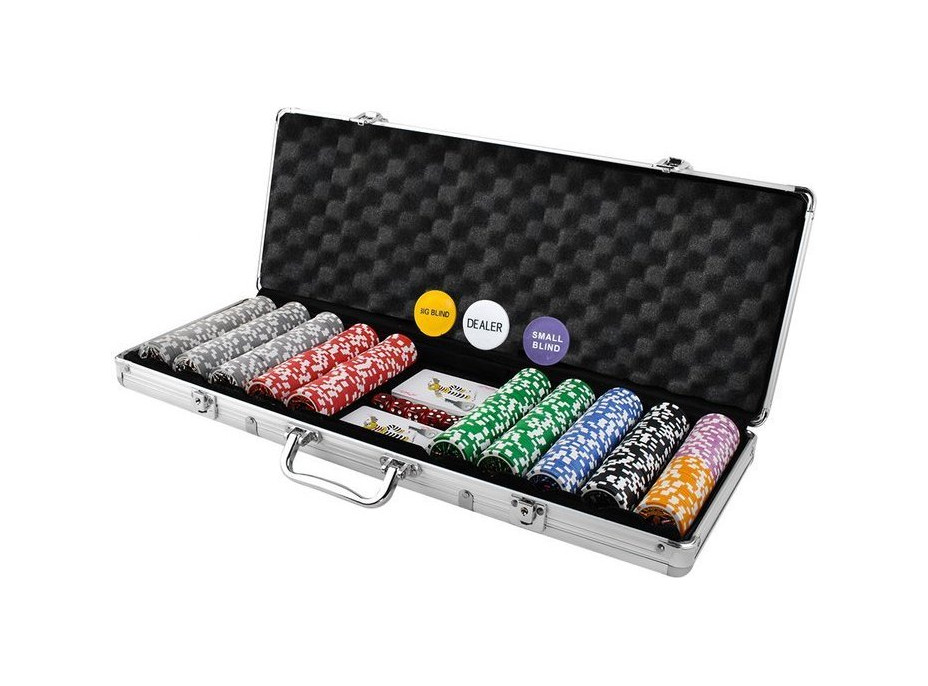 Profesionální poker set - 500 žetonů