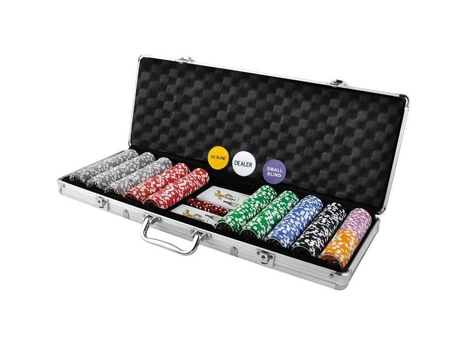 Profesionální poker set - 500 žetonů