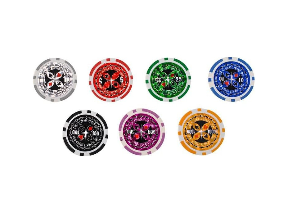 Profesionální poker set - 500 žetonů