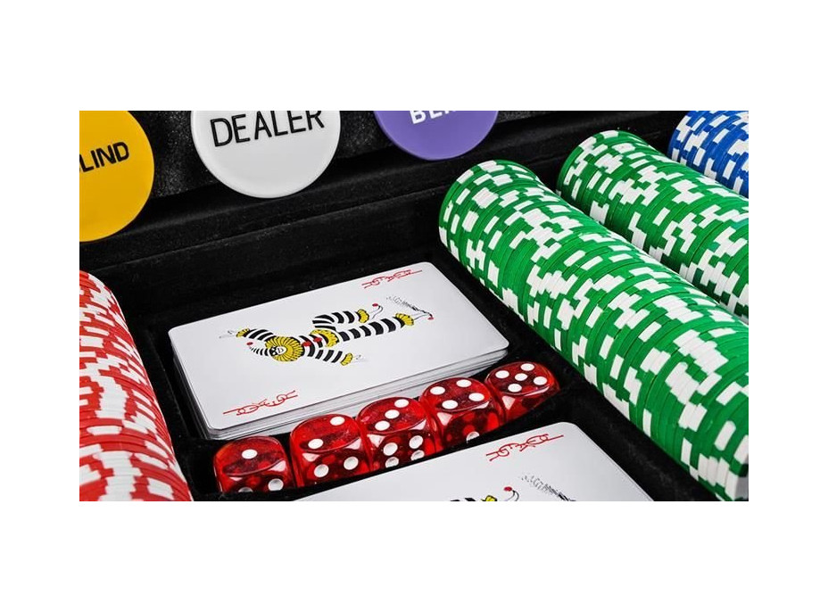 Profesionální poker set - 500 žetonů