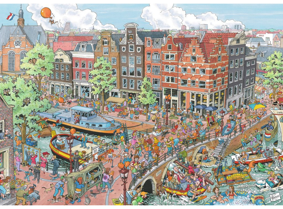 RAVENSBURGER Puzzle Města světa: Amsterdam 1000 dílků