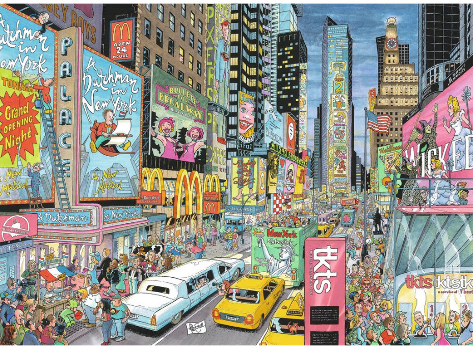 RAVENSBURGER Puzzle Města světa: New York 1000 dílků