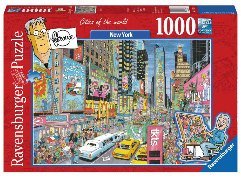 RAVENSBURGER Puzzle Města světa: New York 1000 dílků