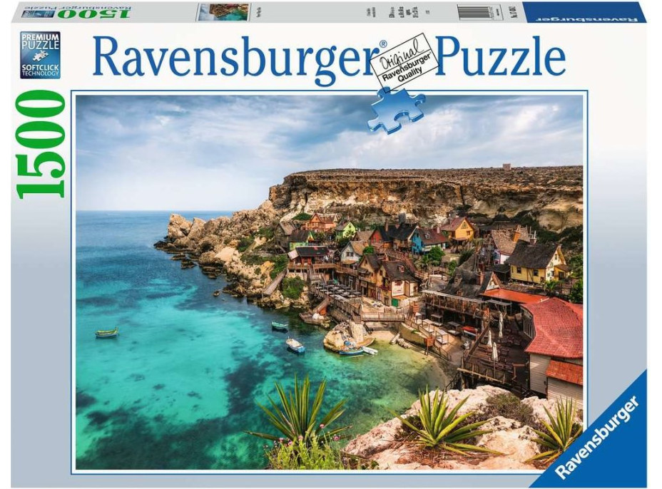 RAVENSBURGER Puzzle Vesnička Popeye, Malta 1500 dílků