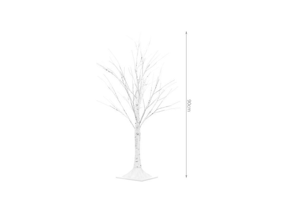 Dekorativní LED březový strom stromek 90cm