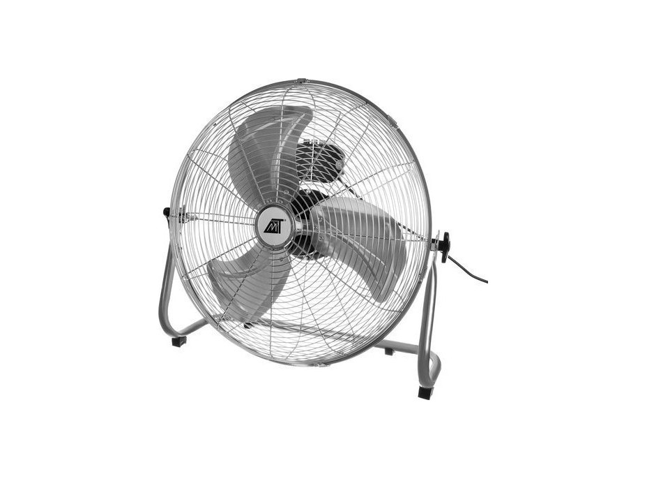 Podlahový ventilátor 55 cm - stříbrný