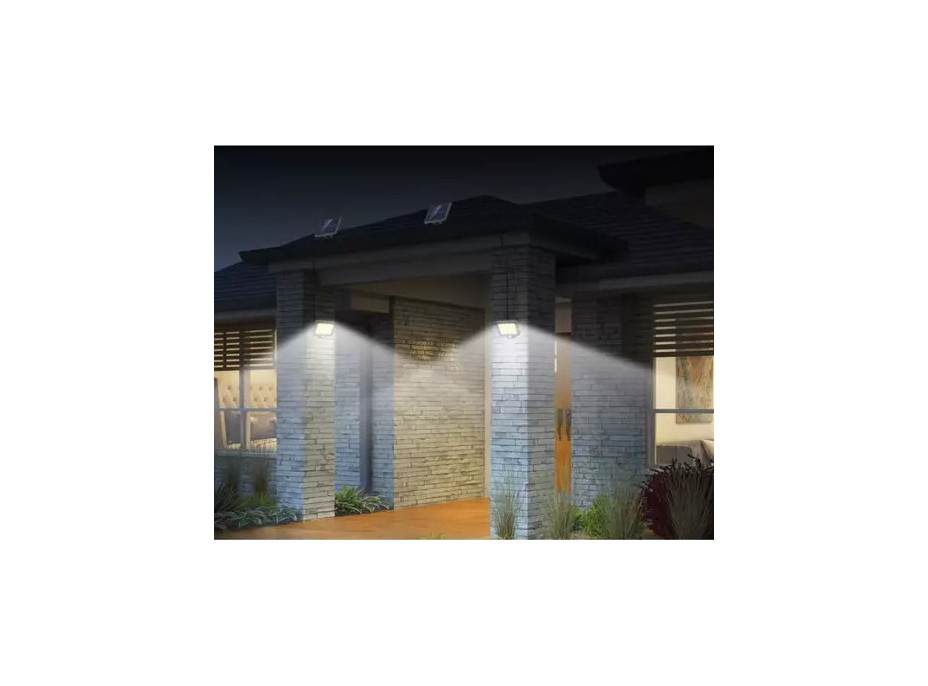 Solární nástěnné svítidlo 120 LED COB