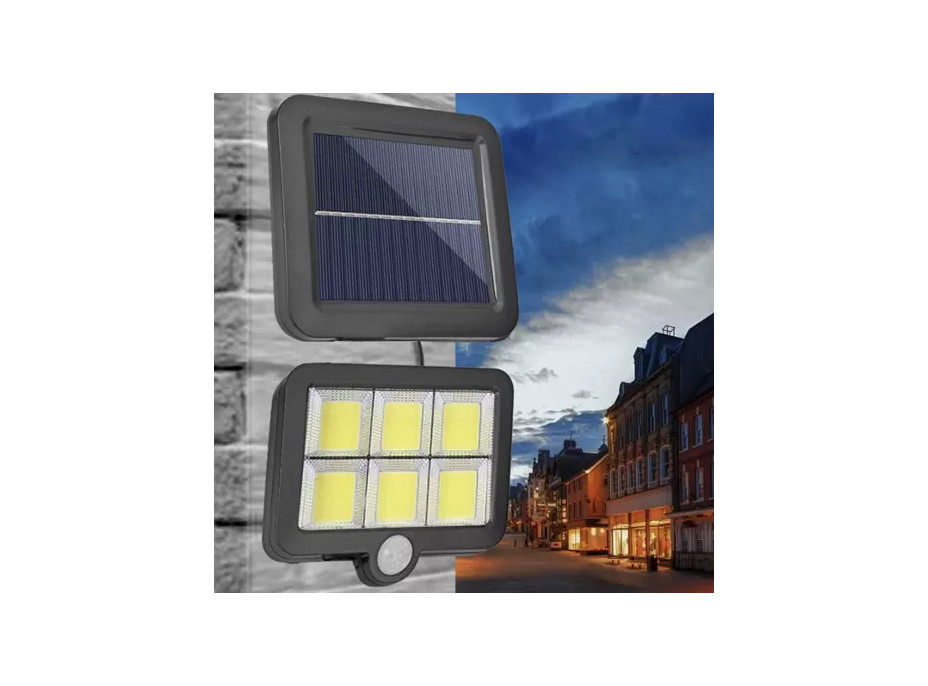 Solární nástěnné svítidlo 120 LED COB