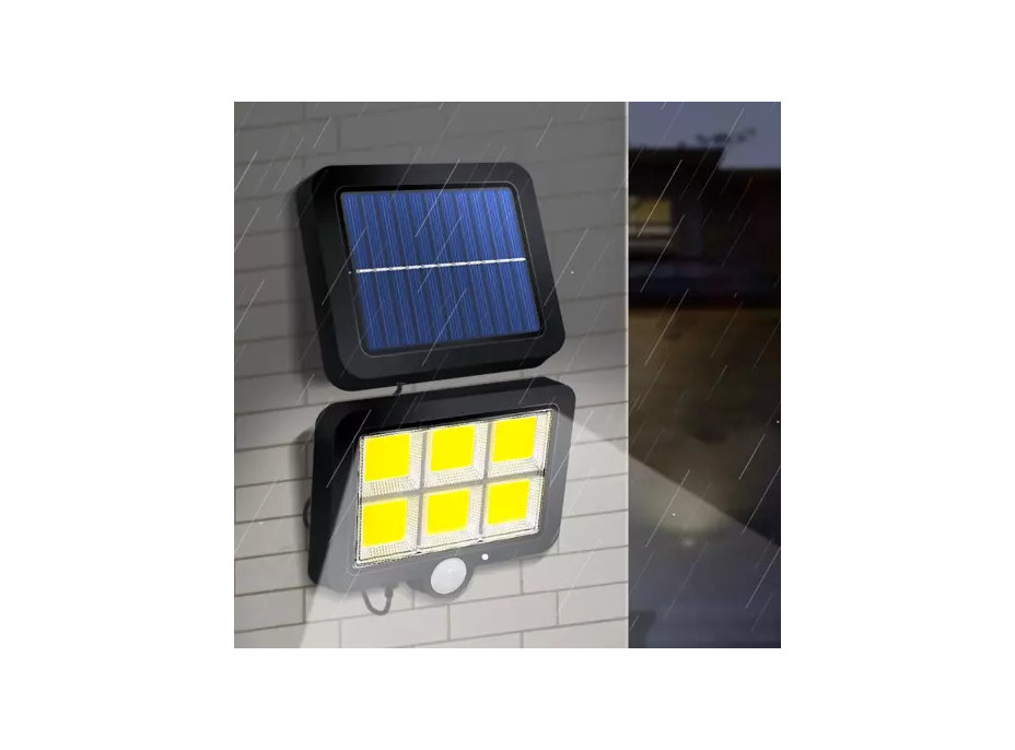 Solární nástěnné svítidlo 120 LED COB