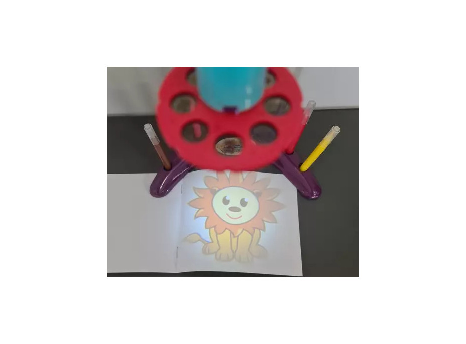 Projektor pro kreslení - tyrkysový