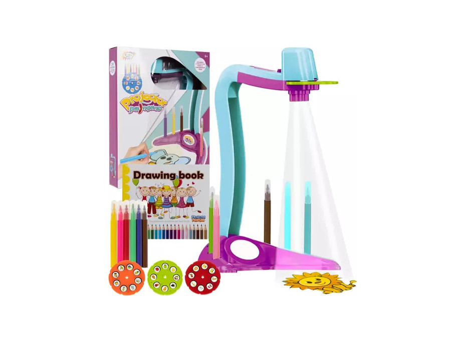 Projektor pro kreslení - tyrkysový