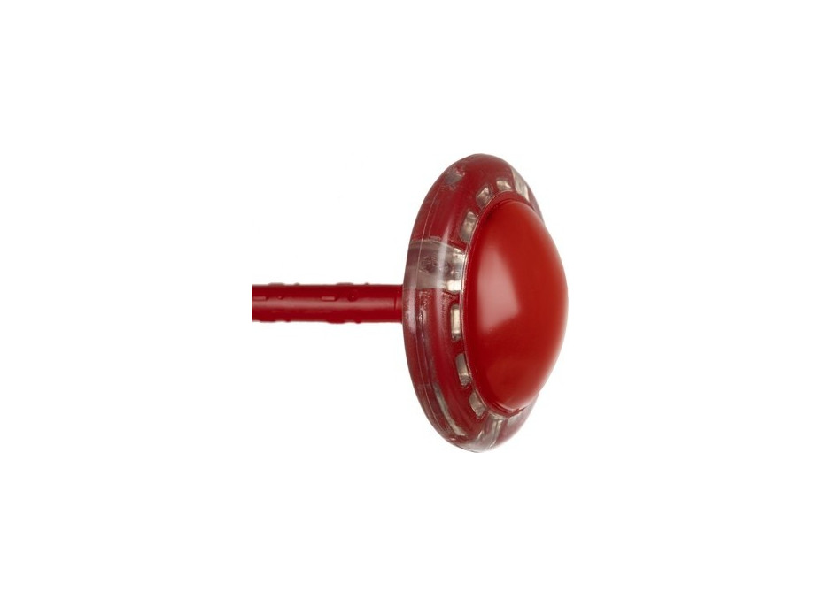 Červené švihadlo Hula hoop s LED světelnými efekty