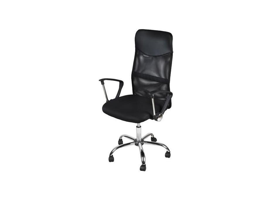 Kancelářská židle MESH - černá/stříbrná