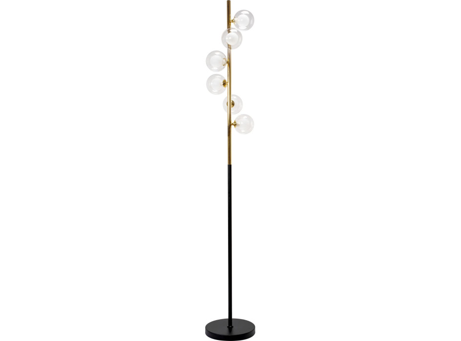 Stojací lampa BUBBLE - zlatá/černá