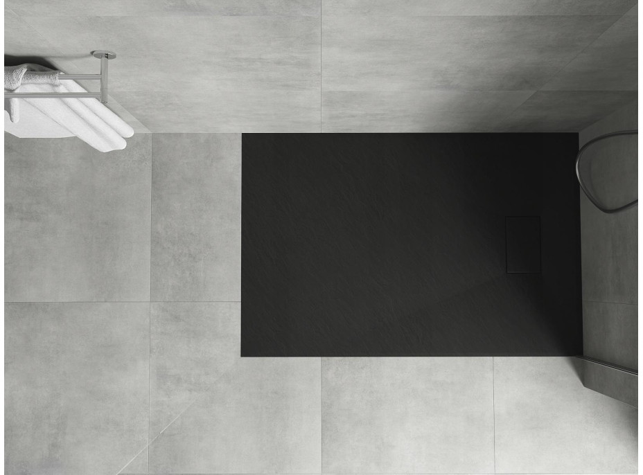 Sprchová SMC vanička MEXEN HUGO 90x120 cm - černá, 42709012