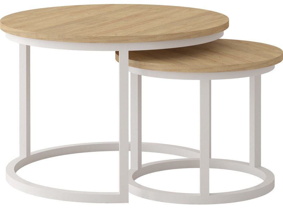 Konferenční stolek TOLEDO - bílý (více variant)