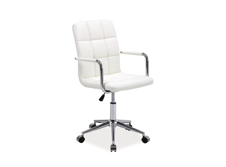 Kancelářská židle SIPLE - eko kůže - bílá