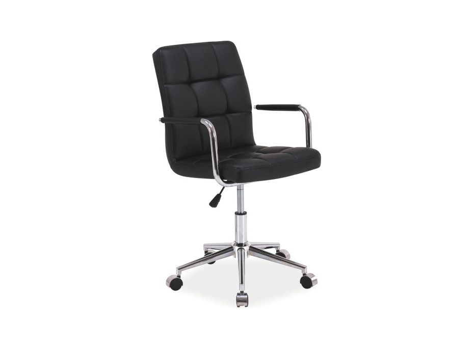 Kancelářská židle SIPLE - eko kůže - černá