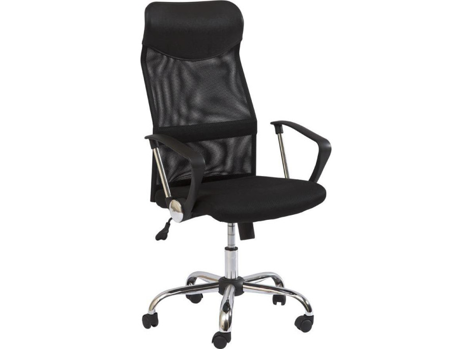 Kancelářská židle BREEZE - látka - černá