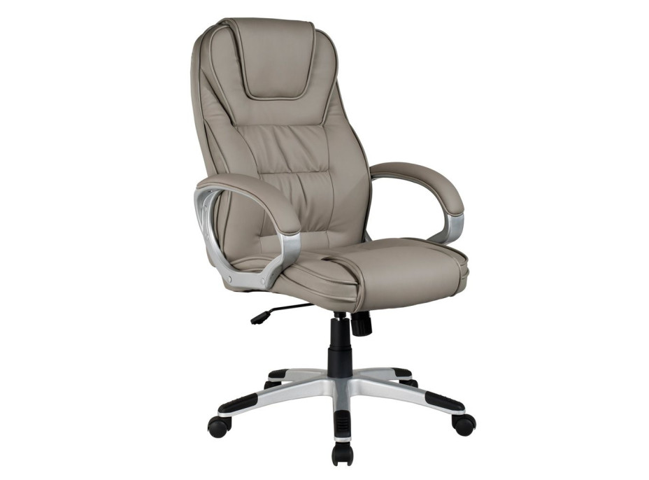 Kancelářská židle OBAN - eko kůže - šedá
