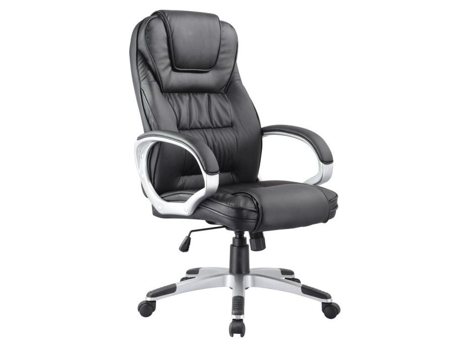 Kancelářská židle OBAN - eko kůže - černá