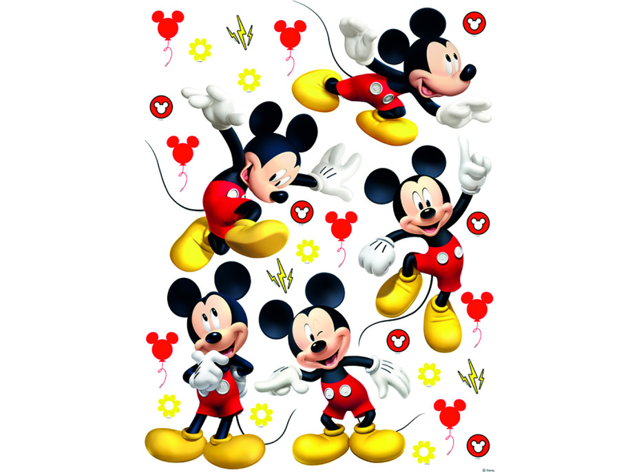 Dětská samolepka na zeď - DISNEY - Mickey pózuje - 65x85 cm