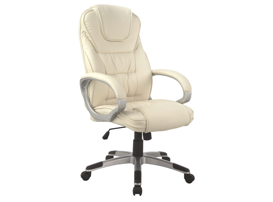 Kancelářská židle OBAN - eko kůže - béžová