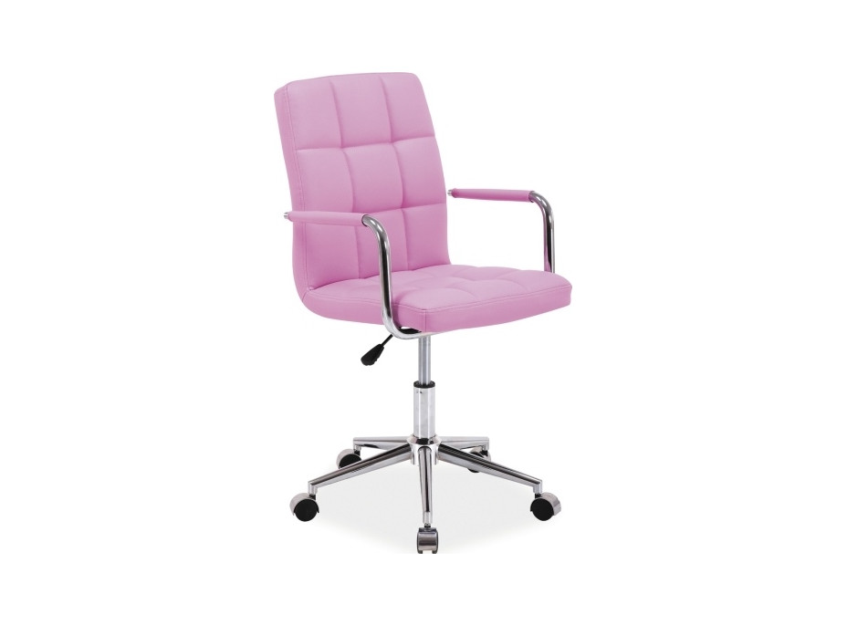 Kancelářská židle SIPLE - eko kůže - růžová