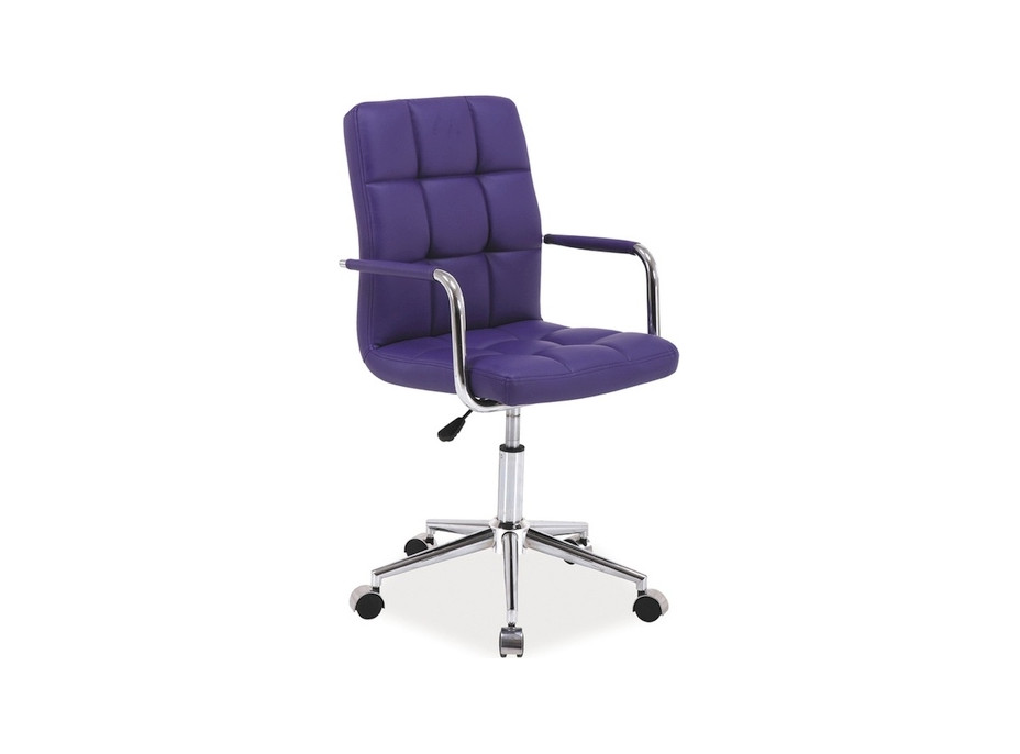 Kancelářská židle SIPLE - eko kůže - fialová
